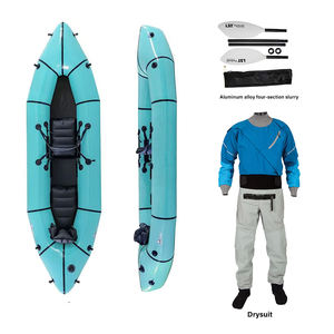 Canoë-kayak gonflable pour 2 personnes avec certificat CE 1-2 hommes Kayak gonflable avec combinaison étanche gratuite - Product Image 1
