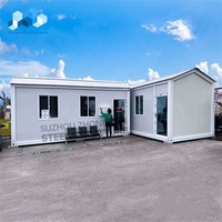 Zhongnan détachable personnalisé 20 pieds maison en paquet plat bureau modulaire petite maison conteneur maison portable pour les philippines