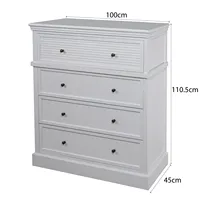 Nouvelle Arrivée Commodes d'Intérieur sur Mesure Commodes de Chambre à Coucher avec Tiroirs à Volets pour Meubles Modernes Commodes Hautes