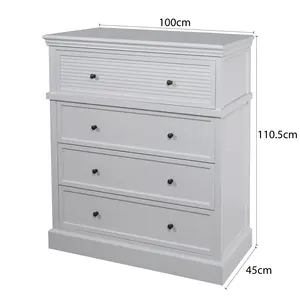 Nouvelle Arrivée Commodes d'Intérieur sur Mesure Commodes de Chambre à Coucher avec Tiroirs à Volets pour Meubles Modernes Commodes Hautes - Product Image 3