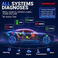 KINGBOLEN K7 Araç Arıza Tespit Cihazı Motor Analizörü ECU Kodlama Aktif Test 28 Sıfırlama İşlevi X431 CRP919E BT ile Karşılaştırılabilir