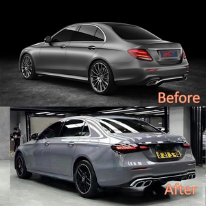Kit carrosserie pour Mercedes Benz E 2016-2020 W213, mise à niveau vers le style <span class=keywords><strong>E63</strong></span> <span class=keywords><strong>AMG</strong></span> 2023+, avec capot, phares LED, feux arrière, calandre, pare-chocs - Product Image 4