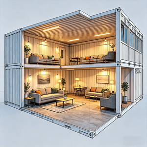 Casas Contenedor Modulares Desmontables: Casas de Vidrio Prefabricadas de Rápido Montaje, Ideales para Alquileres Vacacionales, Personalizables - Product Image 3