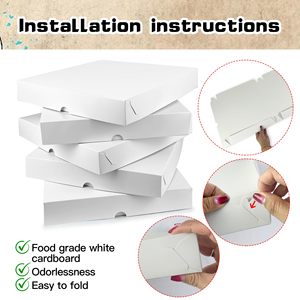 Contenitore per Alimenti in Carta Kraft Compostabile <span class=keywords><strong>Scatole</strong></span> per <span class=keywords><strong>Pizza</strong></span> Personalizzate Imballaggio Sostenibile Forniture per Ristoranti e Catering - Product Image 3
