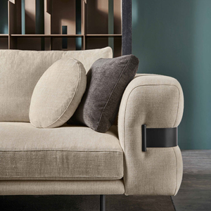 Nuevo diseño de alto lujo seccional grandes muebles italianos para el hogar tela Italiana Moderna sofá en forma de L - Product Image 4