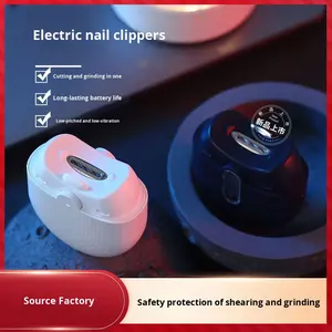 Coupe-ongles électrique en acier inoxydable pour bébés et enfants, polisseur d'ongles entièrement automatique anti-pincement pour adultes - Product Image 5