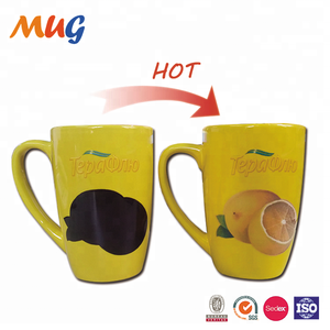 <span class=keywords><strong>Tazas</strong></span> mágicas de cerámica con cambio de color, taza de café de cerámica sensible al calor, promoción, Grado A - Product Image 2