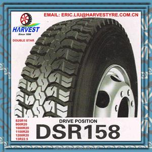 Neumático de Camión 825R16 900R20 1000R20 1100R20 1200R20 13R22.5 DSR158 para Posición de TRACCIÓN - Product Image 4