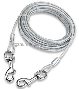 Dog Pile Wire Rope 10FT Adjustable Lanyard 5mm Thickness for Outdoor Courtyards & Camping Product From Other Lanyards Category