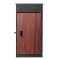 Boîte aux lettres de haute qualité, nouveau design, imperméable, durable, en métal avec revêtement en poudre, pour courrier et colis