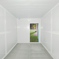 Conteneur pliable personnalisé de type X de 20 pieds, appartement préfabriqué, bureau, design moderne de haute qualité, garantie de 5 ans