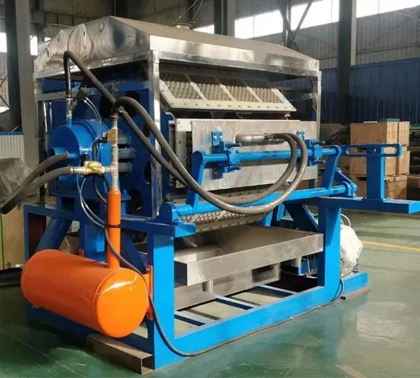 Automatic Egg Tray Plate Making Machine For Packing Eggs / Paper Egg Cells Tray Container Production Line / Egg Tray Line