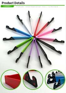 Custom Logo Mini Mobile Phone Stand for Iphone Universal Foldable Desk Phone <b>Holder</b> Phone Stand Support Desktop <b>Tablet</b> - Product Image 4