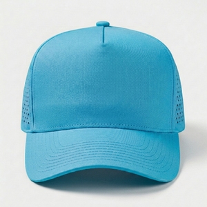 Gorra de Béisbol de 6 Paneles Color Cian, Ajustada, Unisex, Informal, para Primavera/Verano, para Adultos - Product Image 6