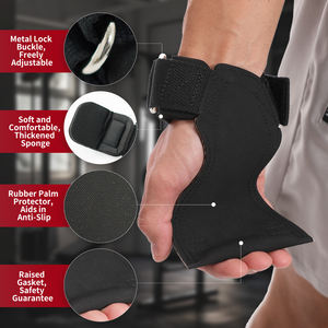 تخفيضات هائلة على أحزمة معصم غير قابلة للتعديل قابلة للإنزلاق مع حماية احترافية لرفع الأثقال من المطاط مخصص - Product Image 4