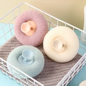 Bola de Baño Moderna con Forma de Girasol, Redonda, Súper Suave, Exfoliante, Totalmente Natural, Reutilizable para Masaje Corporal, para Mujeres y Hombres - Product Image 2