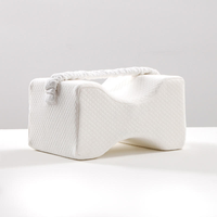 Oreiller pour les genoux en mousse à mémoire de forme pour les dormeurs latéraux, oreillers pour les jambes pour l'alignement du sommeil, coussin pour les genoux, le dos et les hanches avec sangle