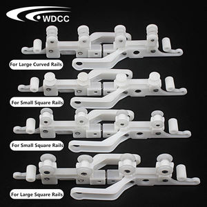 Factory Price Electric Curtain Rail Track Master Carrier Magnetic Plastics Curtain Accessories - Product Image 5