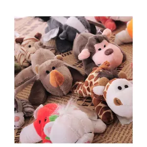 Atacado Mini Magnético Macio Bonito Animal Brinquedos Frigorífico Etiqueta Brinquedos De Pelúcia Boneca De Pelúcia Com Ímãs