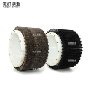 Brosse en nylon en spirale, brosse rotative industrielle pour le polissage - Product Image 3