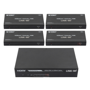 ตัวแยกสัญญาณ HDMI 4K60hz 1x4 แบบขยายระยะได้ 150 เมตร พร้อมฟังก์ชั่นแยกสัญญาณเสียง, ช่องสัญญาณ HDMI Loop Out และระบบควบคุมด้วยรีโมท IR - Product Image 1