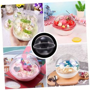 Boîtes à gâteau transparentes - Boîte à mousse portable de 700 ml pour mariages, anniversaires et occasions spéciales - Product Image 1