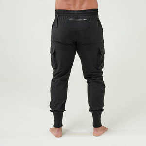 Pantalon de jogging respirant et léger pour l'automne, taille élastique avec cordon de serrage, plusieurs poches, prix bas, idéal pour la gym et l'entraînement - Product Image 5