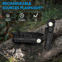 Lampe torche à marque privée, haute luminosité, étanche IP67, batterie intégrée, aluminium aérospatial, pour travaux mécaniques, fourniture d'usine