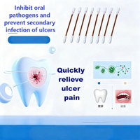 Cotons-tiges liquides antibactériens oraux, maux de dents et analgésiques buccaux induits par la chaleur Patchs nasaux et pour le corps