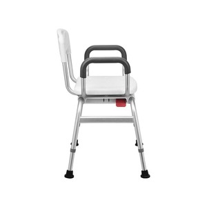 Shower Chair Bathroom <b>Stool</b> <b>Height</b> <b>Adjustable</b> Non Slip Aluminum Alloy Seat For Elderly And Pregnant Women - Product Image 5