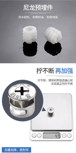 GQK Best Seller Grandes attaches d'armoire 3-1 Boulons de verrouillage à came fiables Raccords de quincaillerie pour meubles pour la cuisine - Product Image 6