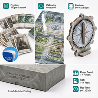 Cartes à jouer personnalisées avec finition Linoid, certifiées FSC, revêtement anti-reflet, pour performance magique, boîte haut de gamme avec fermeture en feuille métallique