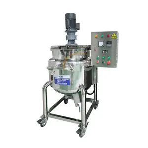 Aile heating mixing tank mixer for low viscosity liquid-based raw materials like detergent shampoo liquid soap