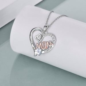 Rhinestone Necklace <b>Cross</b> Border Multi Drop Shipping Support Waterproof Steel Jewelry Certified High Precision Polishing Gift - Product Image 3
