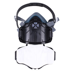 Respirator <span class=keywords><strong>Gas</strong></span> Mulut Anti Debu PPE EN 140 Biru Setengah Masker <span class=keywords><strong>Gas</strong></span> Dengan Filter - Product Image 5
