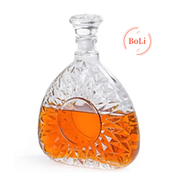 Fabricant chinois du Shandong, bouteille en verre de luxe Super Flint 500ml pour spiritueux de tequila, diffuseur, avec logo personnalisé OEM, haute qualité, le meilleur