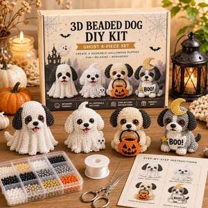Kit de Cuentas 3D de Animales Mágicos Estrella y <span class=keywords><strong>Luna</strong></span>, Figura de Cristal Hecha a Mano, Regalo Artesanal Relajante para Mujeres Amantes de las Manualidades - Product Image 4