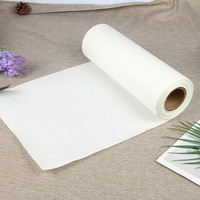 Rouleau de papier kraft recyclable en pâte chimique 80g, blanc, pour emballage, anti-taches, anti-salissures, imperméable, pour cadeaux