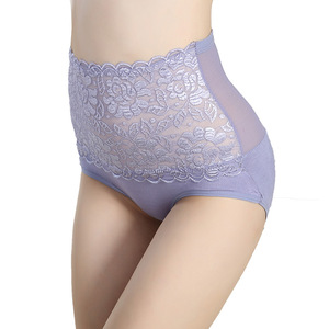 Women High Rise Lace Panties Big Size Underwear Female <strong>Intimates</strong> Cotton Jacquard <strong>Briefs</strong> High Waist Panties