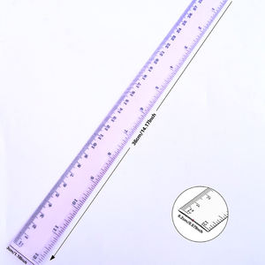 <span class=keywords><strong>Regla</strong></span> transparente de 30 <span class=keywords><strong>cm</strong></span>, 15cm y <span class=keywords><strong>14</strong></span> pulgadas, se puede personalizar para 2 compradores, <span class=keywords><strong>regla</strong></span> recta de plástico para la escuela familiar - Product Image 4