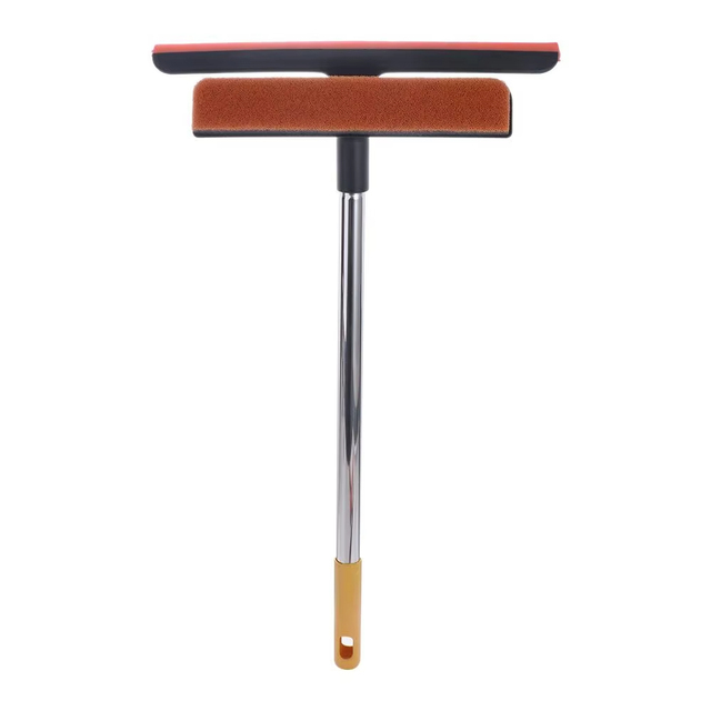 Multifunctional Mesh Screen Clean 3 in 1 Glass Window Cleaner Window Cleaning Brush Squeegee Glass Scraper Wiper Rotating