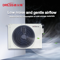 Unité de condensation pour entrepôt frigorifique industriel avec évaporateur interne intégré, système de réfrigération haute efficacité, usage commercial