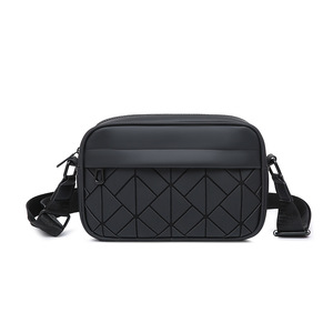 Unisex Geometric Pattern Waterproof <b>Film</b> Material Crossbody Sling Bag Fashion Casual Travel Outdoor Bag - Product Image 3