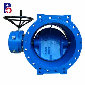 China Valve Wholesale Price Good Seal DI Body Cast Body 14 13 Series Short Body Double Eccentric Butterfly Valve