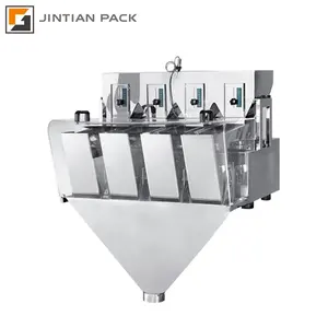 4 heads 50g-2000g linear weighers for packaging machine