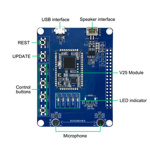 Module vocal hors ligne à double microphone Taidacent, module d'annulation d'écho pour diffusion, module de <span class=keywords><strong>reconnaissance</strong></span> <span class=keywords><strong>vocale</strong></span> interactive - Product Image 5