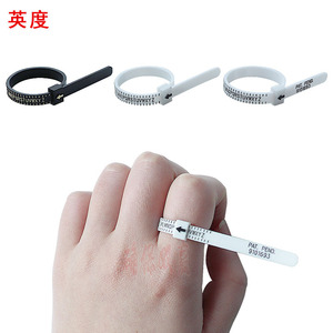 Ring Size <b>Measuring</b> Tape Plastic Adjustable Finger Gauge For Jewelry Sizing <b>Tool</b> - Product Image 3