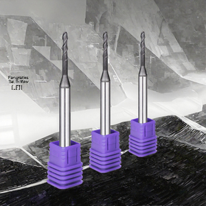 YUFU PCD Straight Milling Cutter Carbide End Mill Diamond Coating One Flute Aluminum <b>Engraving</b> Router Bit - Product Image 3