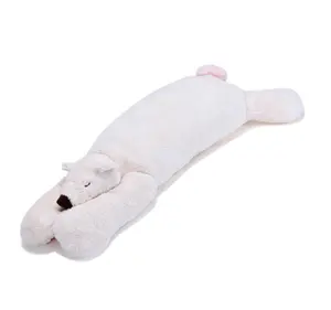 CE/ASTM 2024 트렌드 신상품 맞춤형 북극곰 봉제 완구 푹신한 북극곰 베개 봉제 인형 장난감