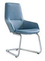 Chaise de bureau exécutive moderne en cuir véritable à prix réduit, avec tubes en aluminium et finition électrolytique, idéale pour la salle de sport, la maison ou le bureau.